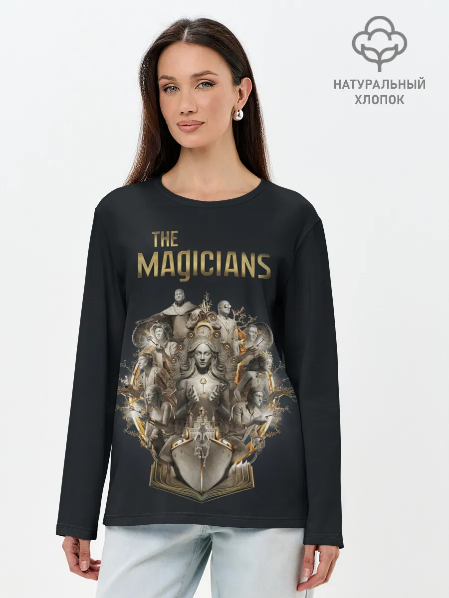 Лонгслив женский. Хлопок / Волшебники