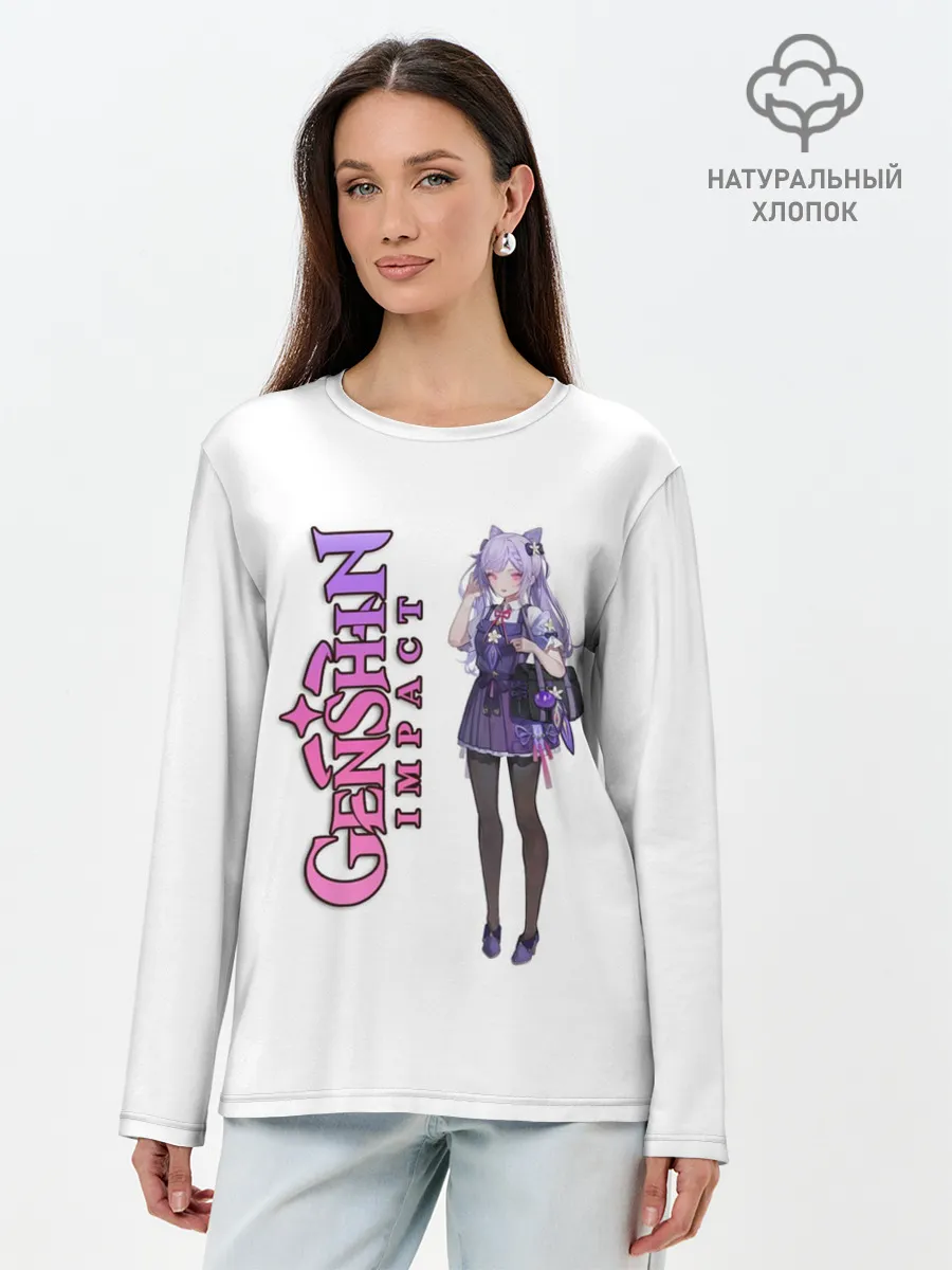Лонгслив женский. Хлопок / GENSHIN IMPACT