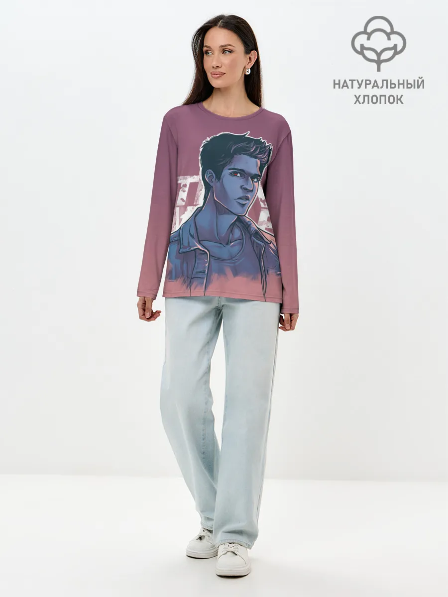 Лонгслив женский. Хлопок / Teen Wolf Scott McCall