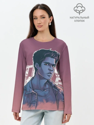 Лонгслив женский. Хлопок / Teen Wolf Scott McCall