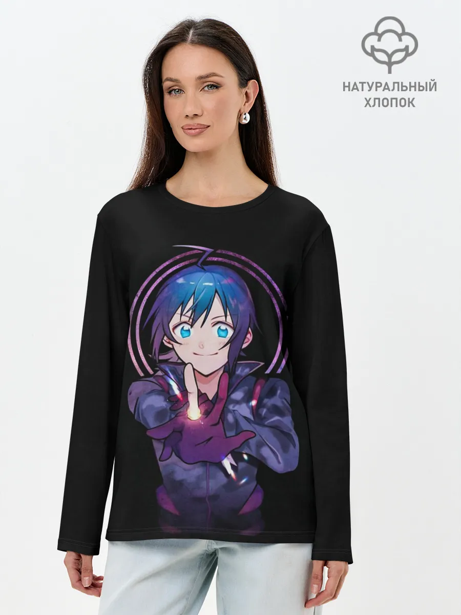 Лонгслив женский. Хлопок / Iruma-kun