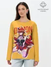 Лонгслив женский. Хлопок / Demon Ameri