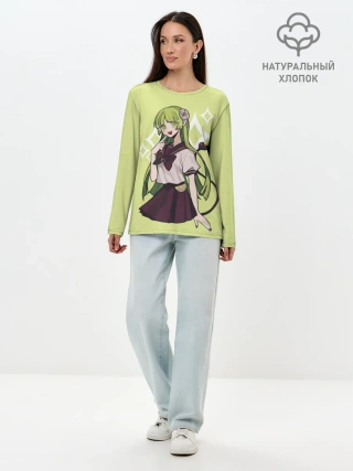 Лонгслив женский. Хлопок / Валак Клара