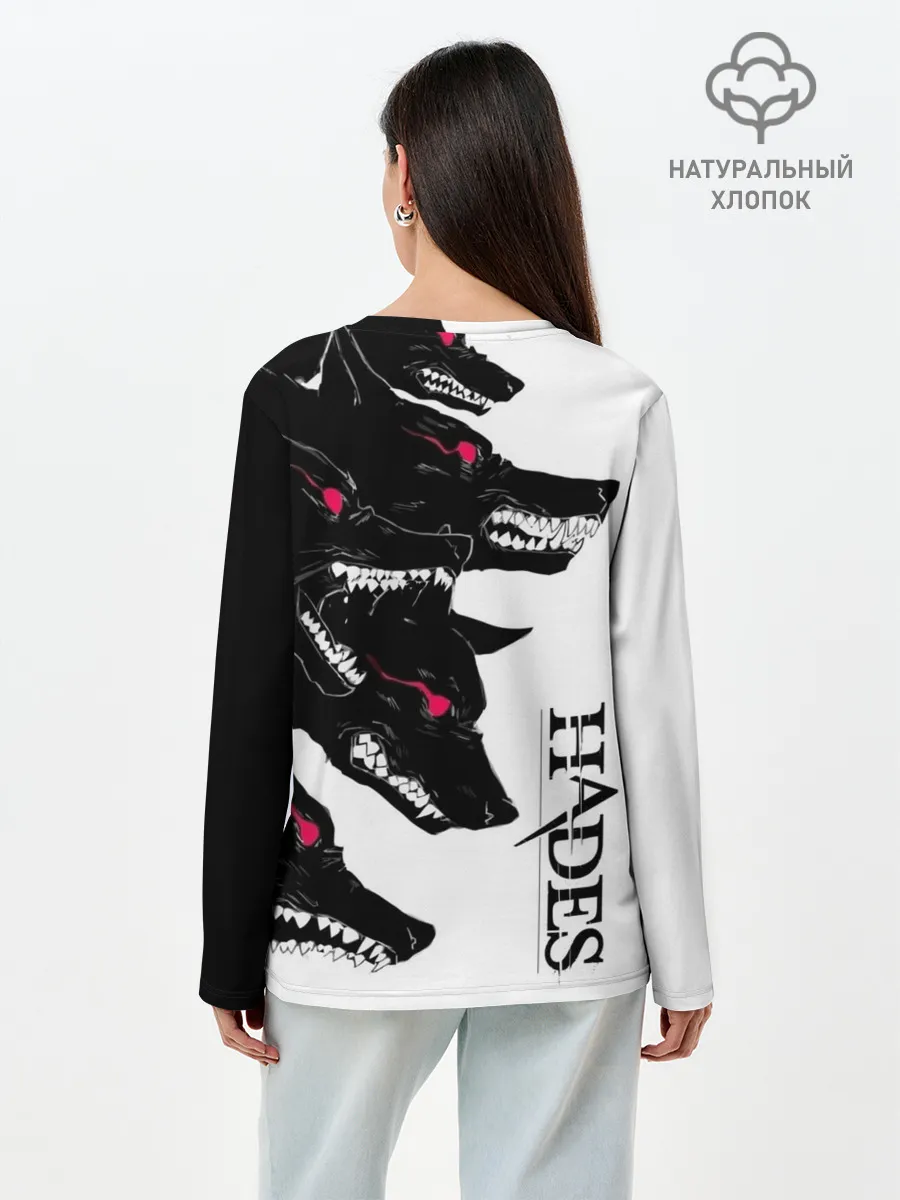 Лонгслив женский. Хлопок / Hades