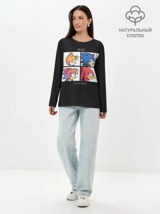 Лонгслив женский. Хлопок / Ringz band