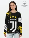 Лонгслив женский. Хлопок / JUVENTUS / ЮВЕНТУС / КРАСКА