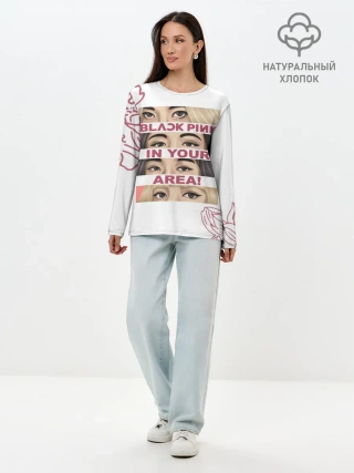 Лонгслив женский. Хлопок / BP in your area
