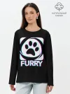 Лонгслив женский. Хлопок / Furry