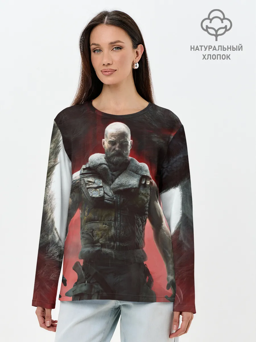Лонгслив женский. Хлопок / Werewolf: The Apocalypse