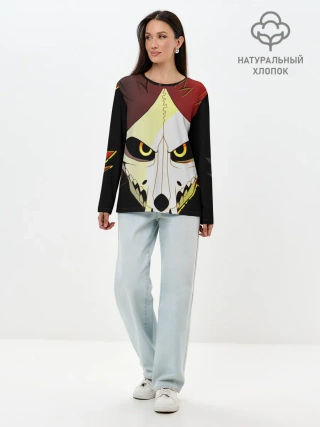 Лонгслив женский. Хлопок / Взгляд фурини