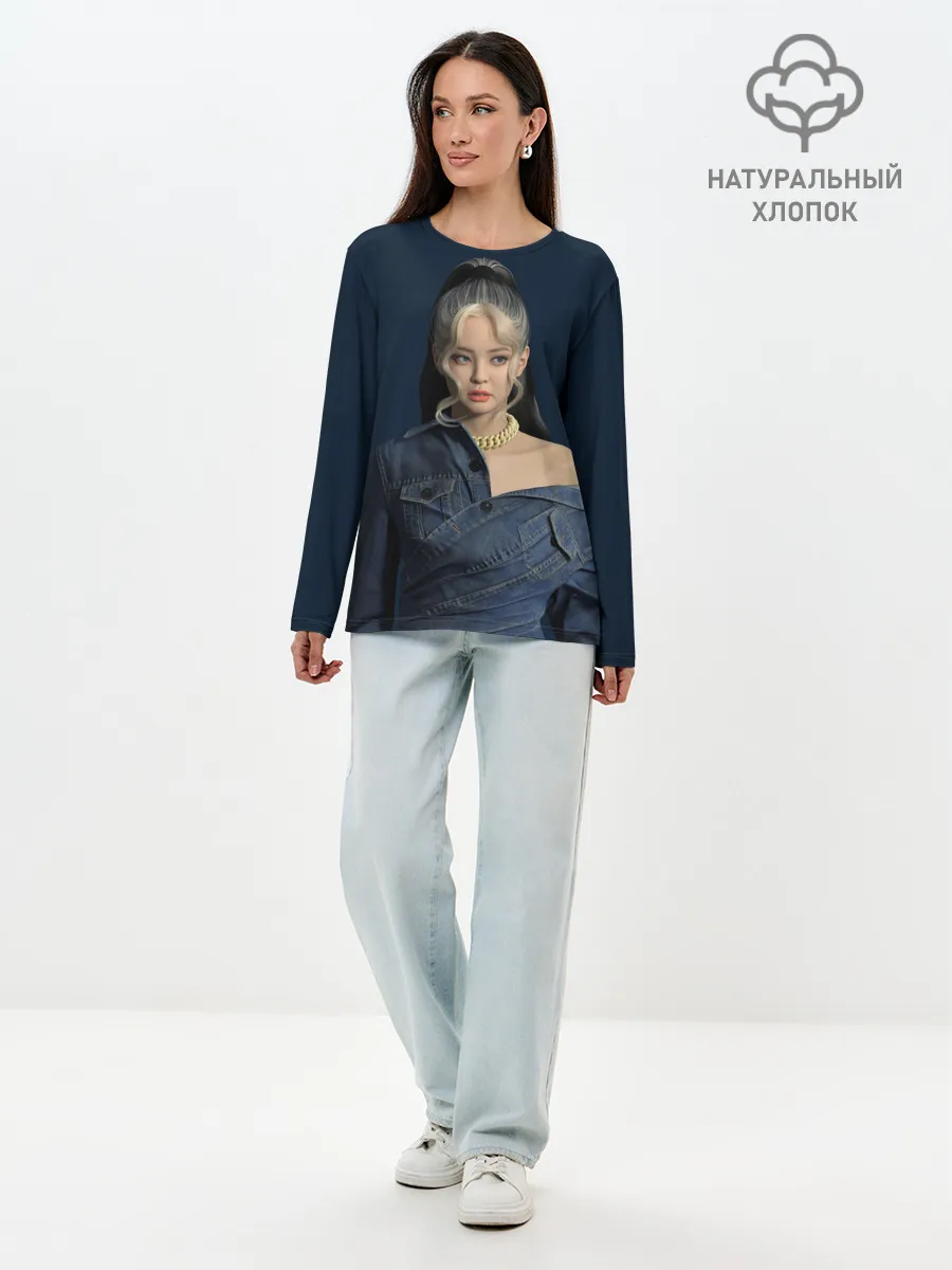 Лонгслив женский. Хлопок / Jennie jeans