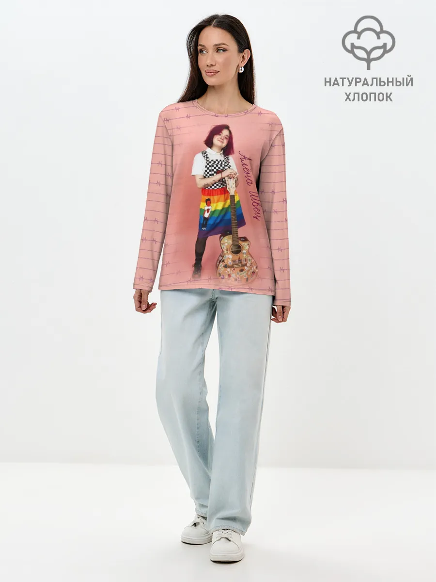 Лонгслив женский. Хлопок / Алена Швец