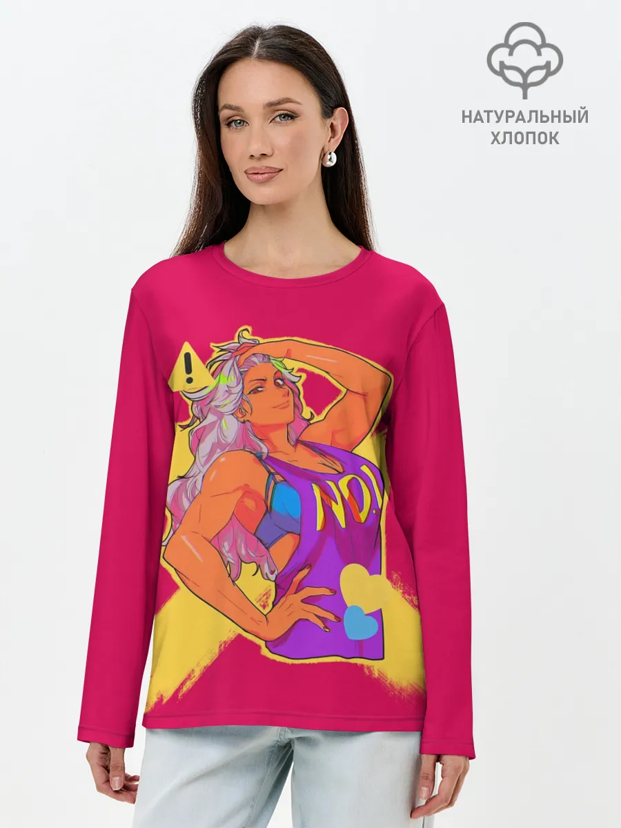 Лонгслив женский. Хлопок / Nikaido