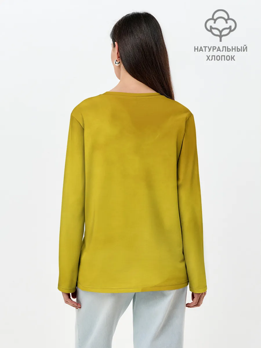 Лонгслив женский. Хлопок / фингер