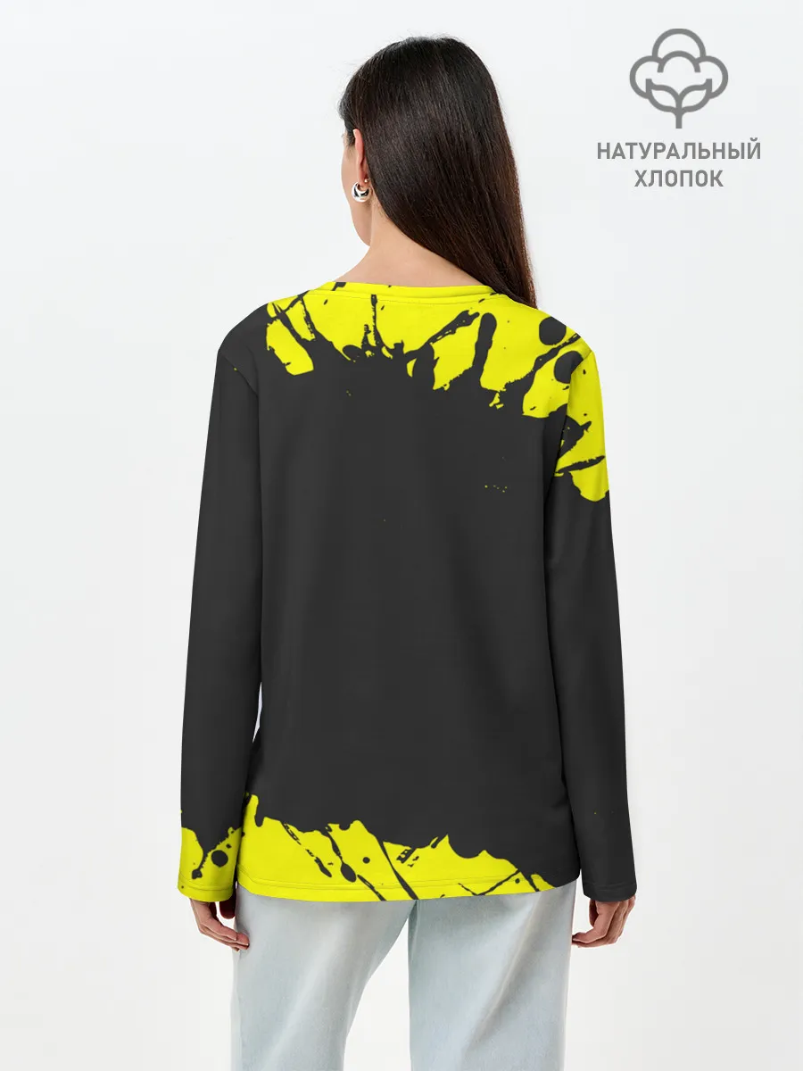 Лонгслив женский. Хлопок / Deathloop - Paint