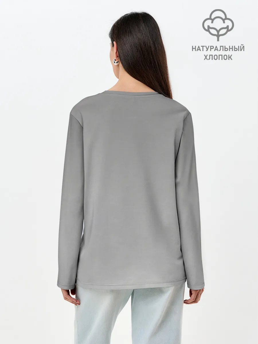 Лонгслив женский. Хлопок / Hot Lisa