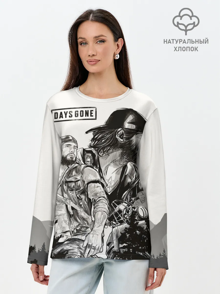 Лонгслив женский. Хлопок / Days Gone