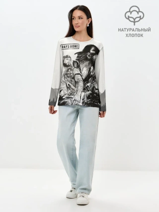 Лонгслив женский. Хлопок / Days Gone