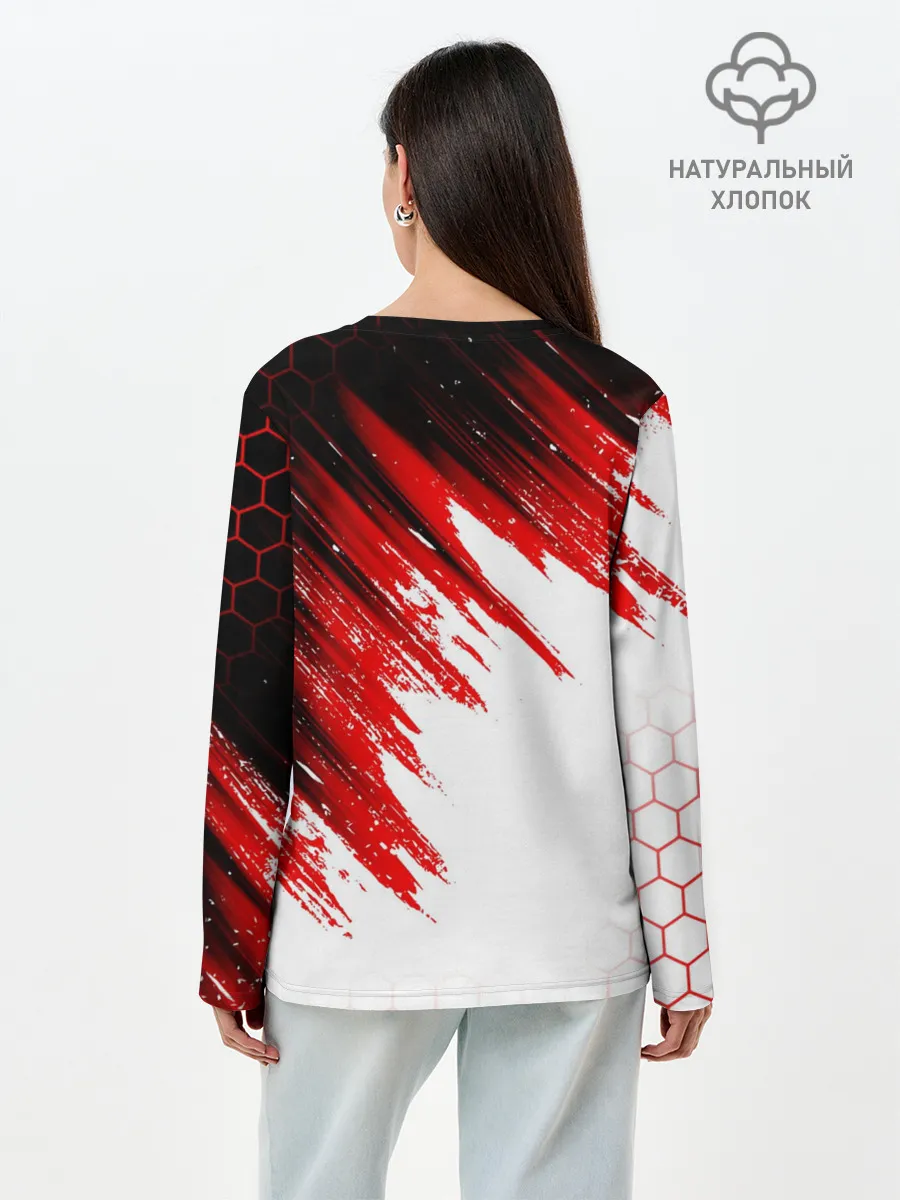 Лонгслив женский. Хлопок / ATLETICO DE MADRID / АТЛЕТИКО