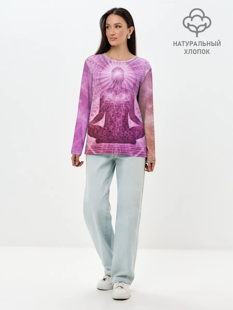 Лонгслив женский. Хлопок / Mind