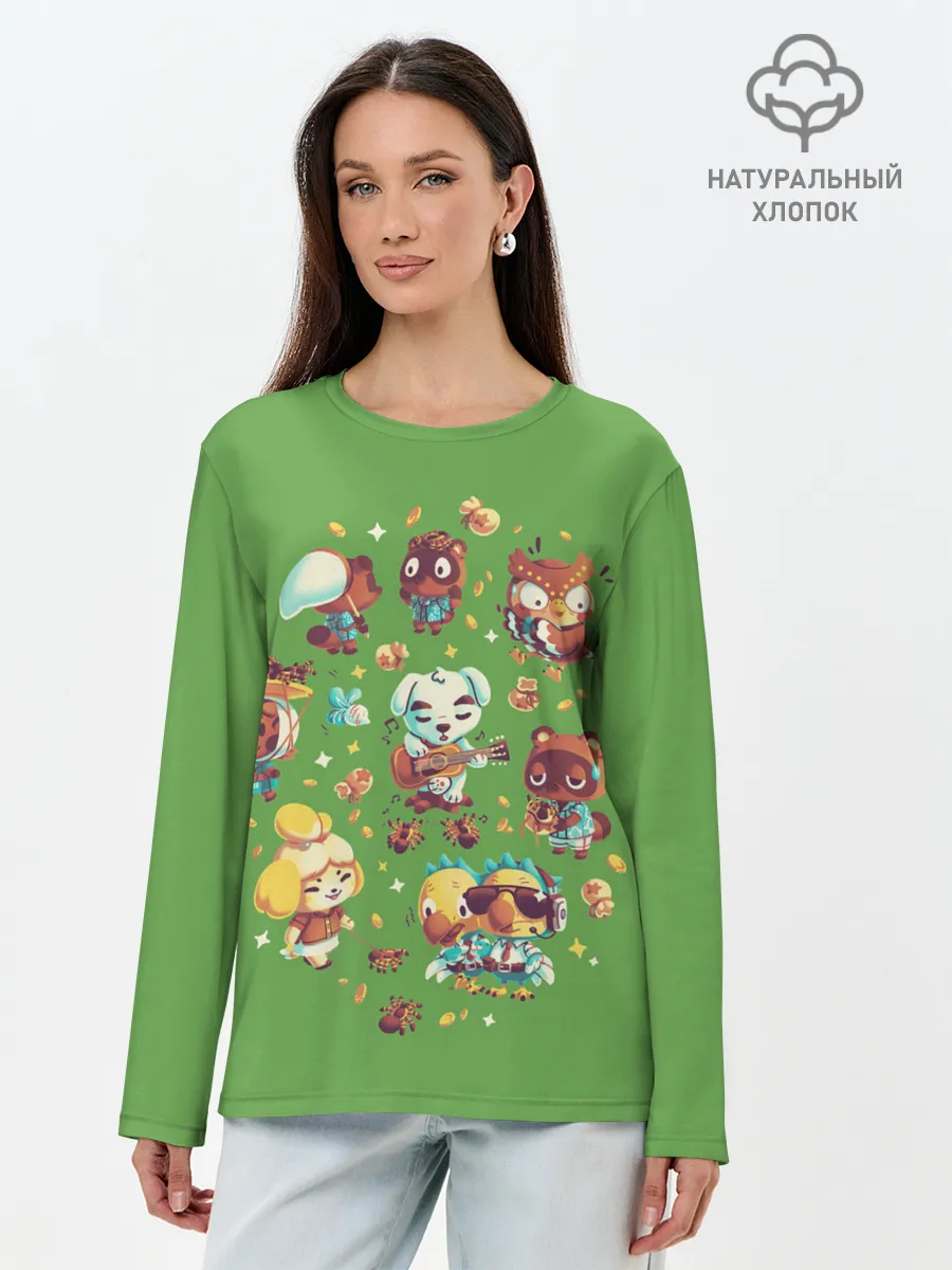 Лонгслив женский. Хлопок / Party Crossing