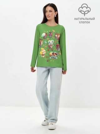 Лонгслив женский. Хлопок / Party Crossing