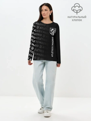 Лонгслив женский. Хлопок / ATLETICO DE MADRID / АТЛЕТИКО