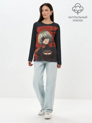Лонгслив женский. Хлопок / nier