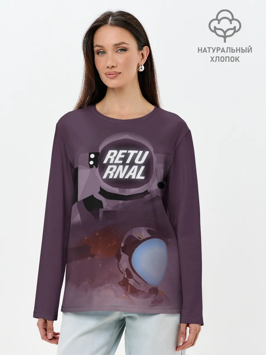 Лонгслив женский. Хлопок / Returnal