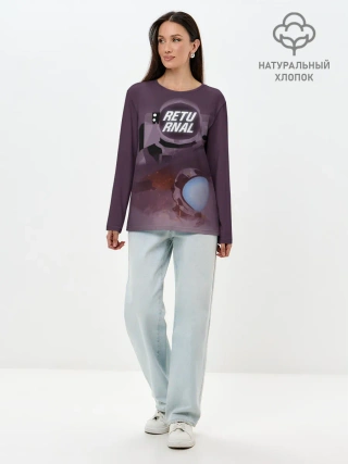 Лонгслив женский. Хлопок / Returnal