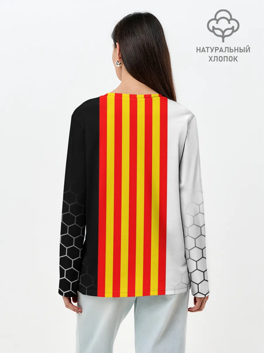 Лонгслив женский. Хлопок / FC VALENCIA / ФК ВАЛЕНСИЯ