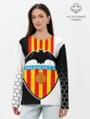Лонгслив женский. Хлопок / FC VALENCIA / ФК ВАЛЕНСИЯ