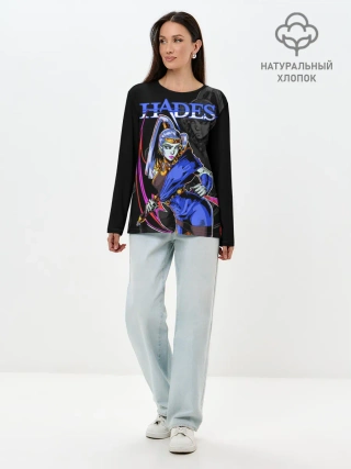 Лонгслив женский. Хлопок / Hades Megaera