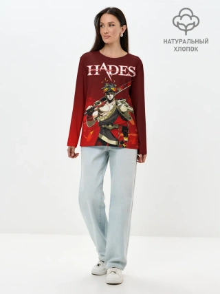 Лонгслив женский. Хлопок / Hades Zagrei