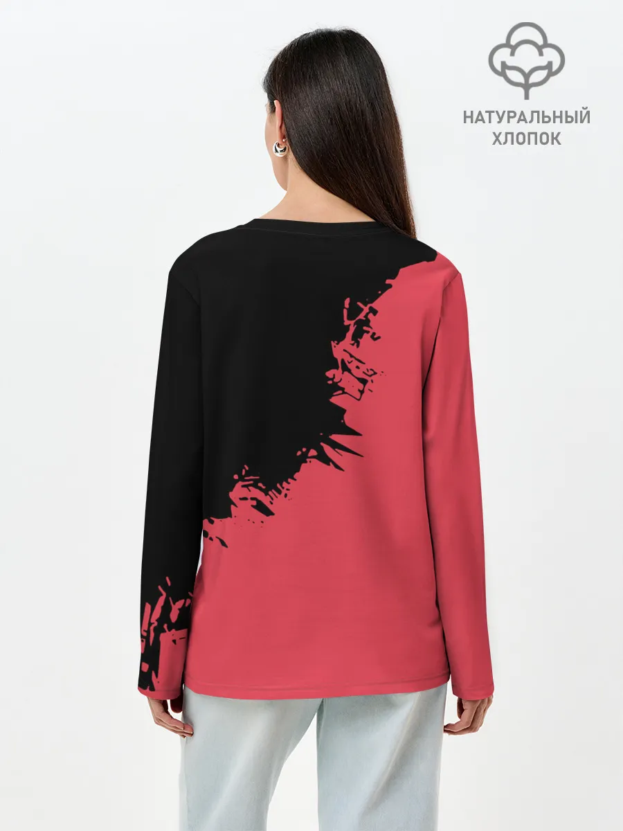 Лонгслив женский. Хлопок / Добро пожаловать в ад, Ирума