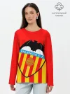 Лонгслив женский. Хлопок / FC VALENCIA / ФК ВАЛЕНСИЯ