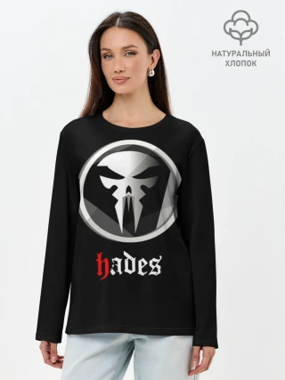 Лонгслив женский. Хлопок / Hades
