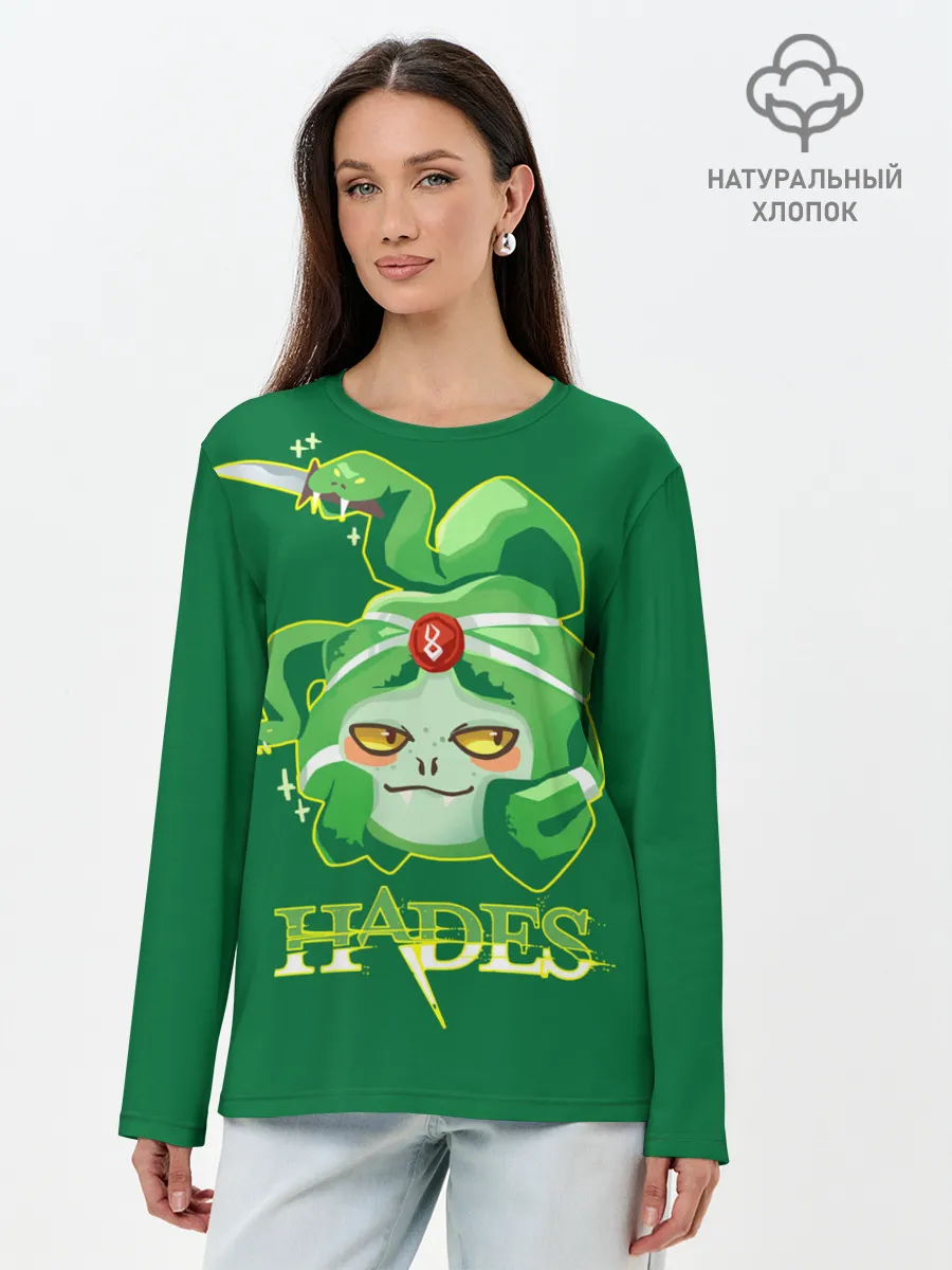 Лонгслив женский. Хлопок / Hades Dusa Gorgon