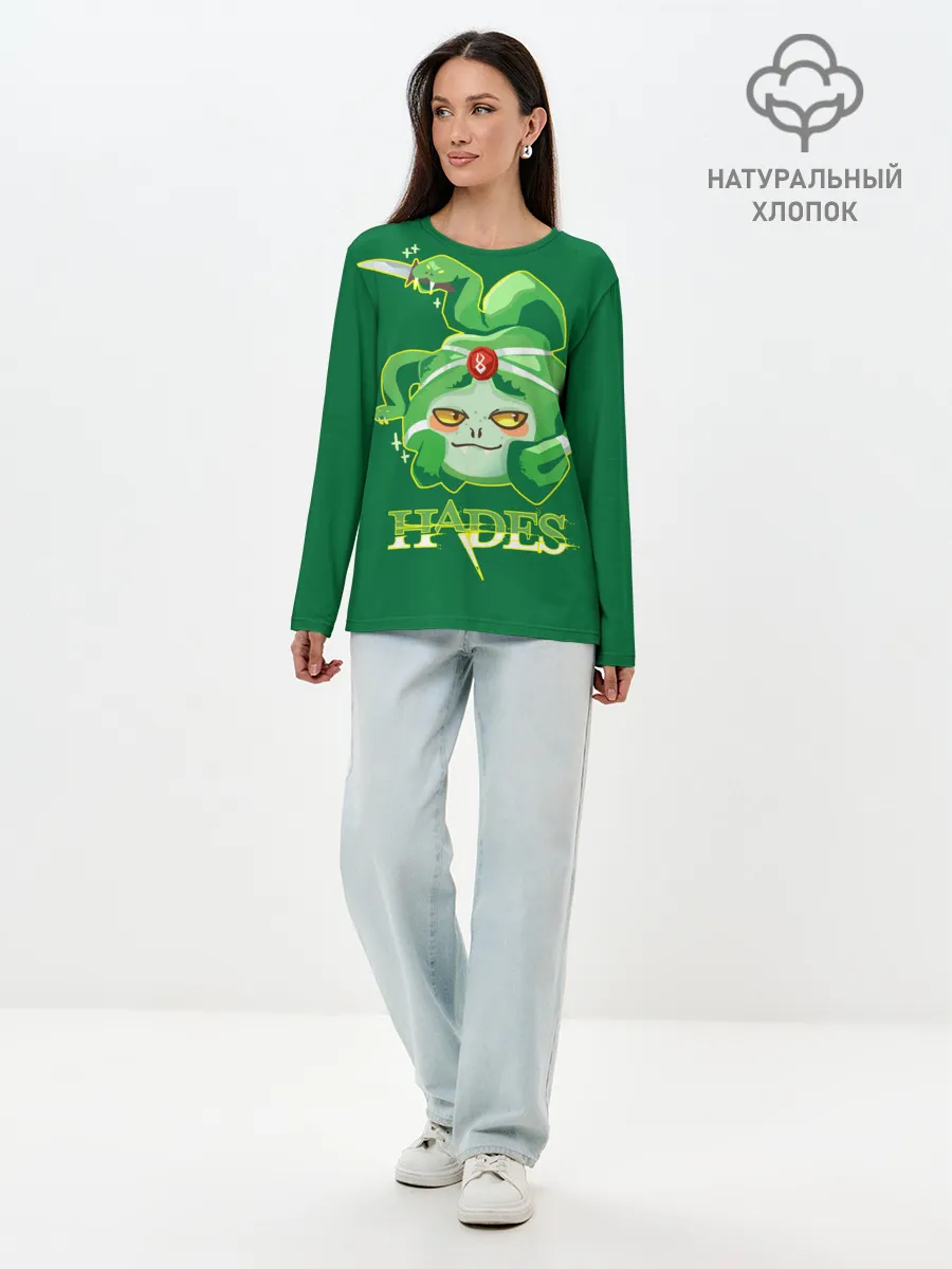 Лонгслив женский. Хлопок / Hades Dusa Gorgon