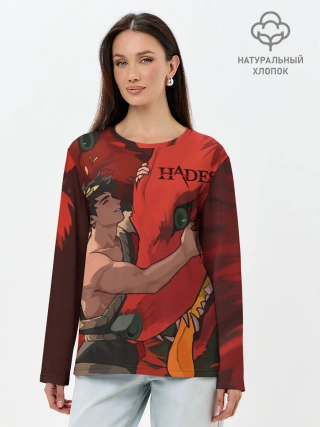 Лонгслив женский. Хлопок / Hades Zagreus