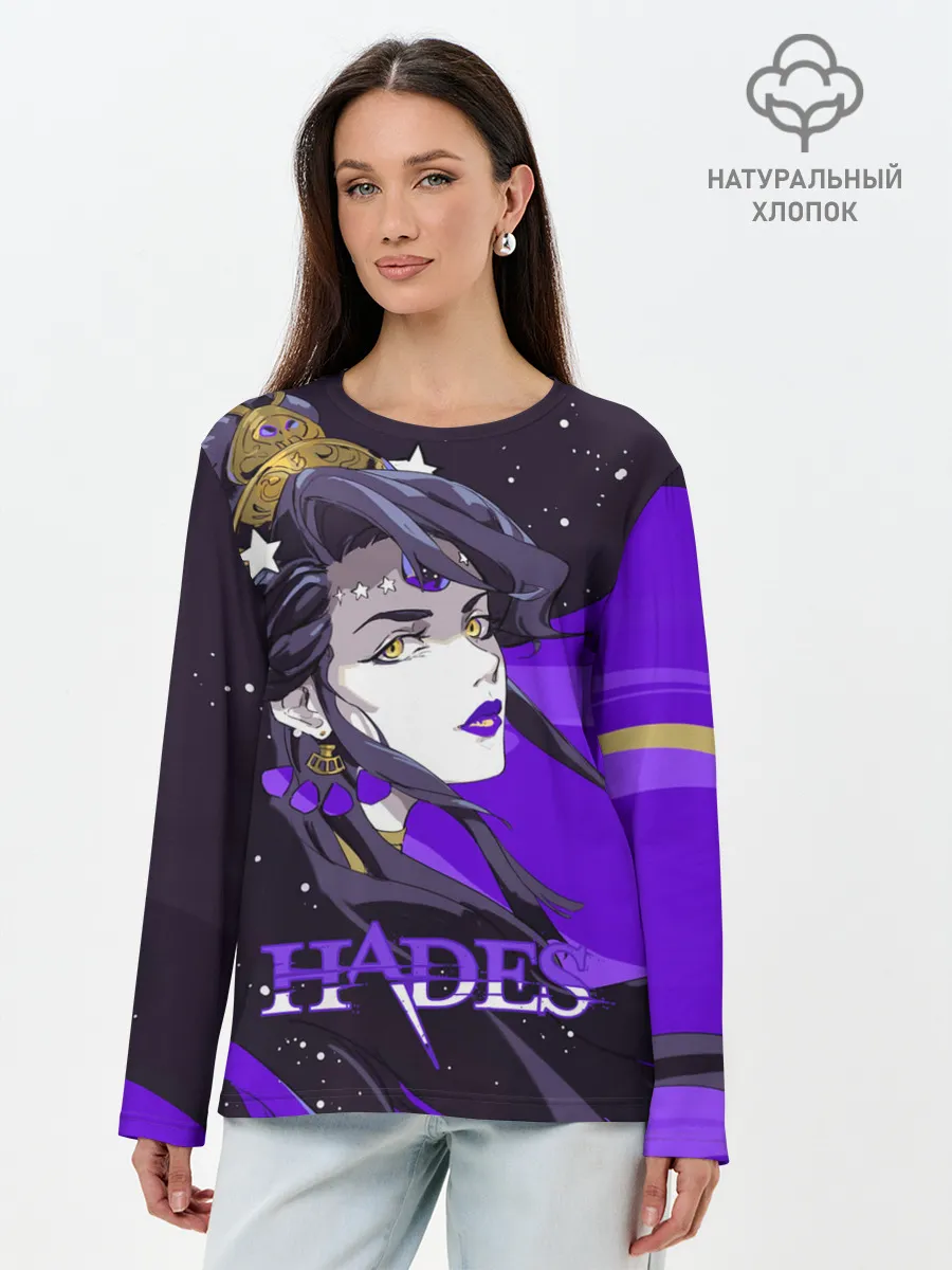 Лонгслив женский. Хлопок / Hades Nyx