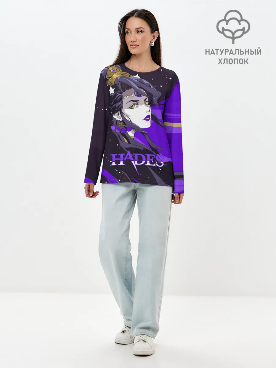 Лонгслив женский. Хлопок / Hades Nyx