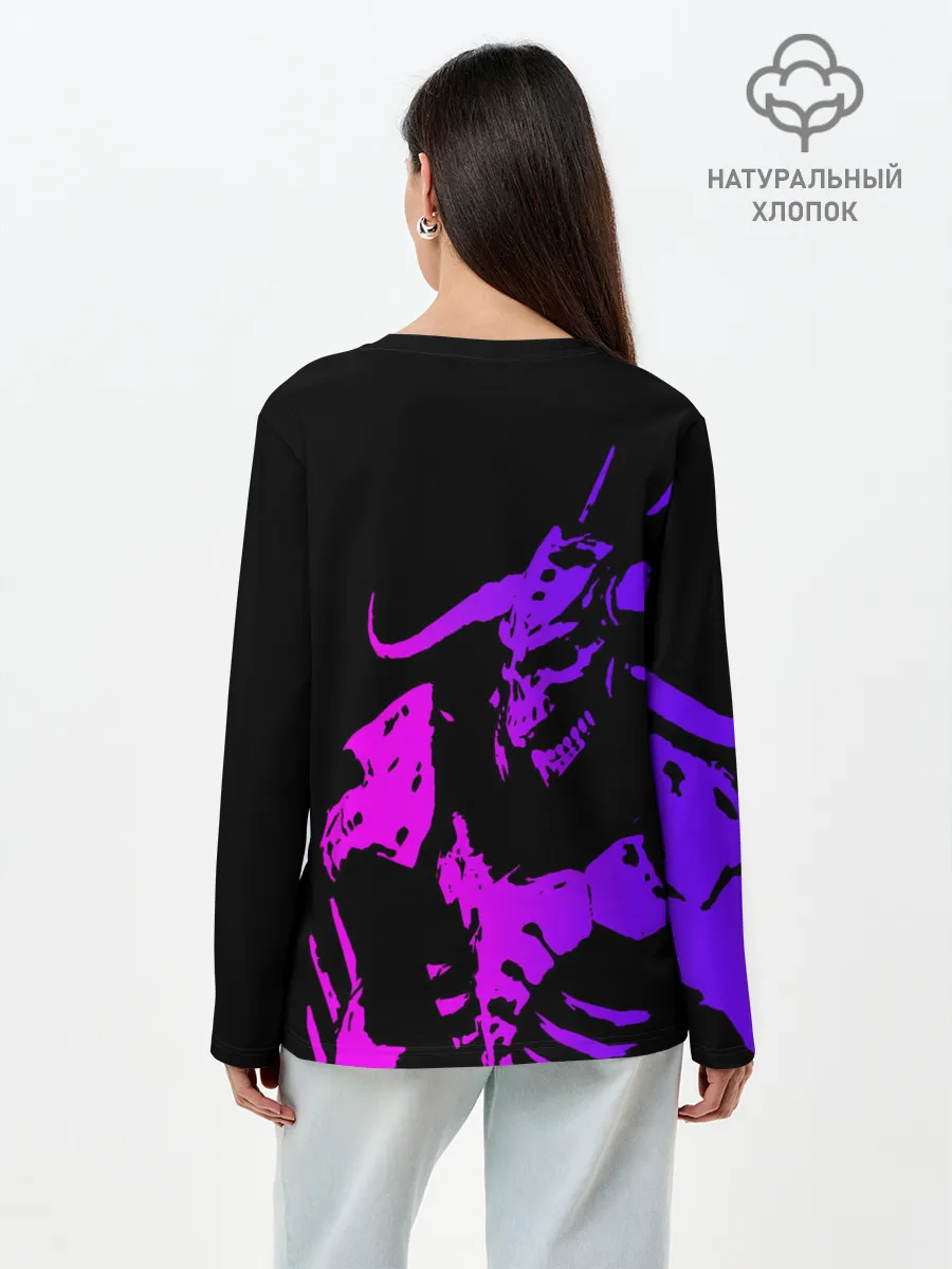 Лонгслив женский. Хлопок / Hades demon