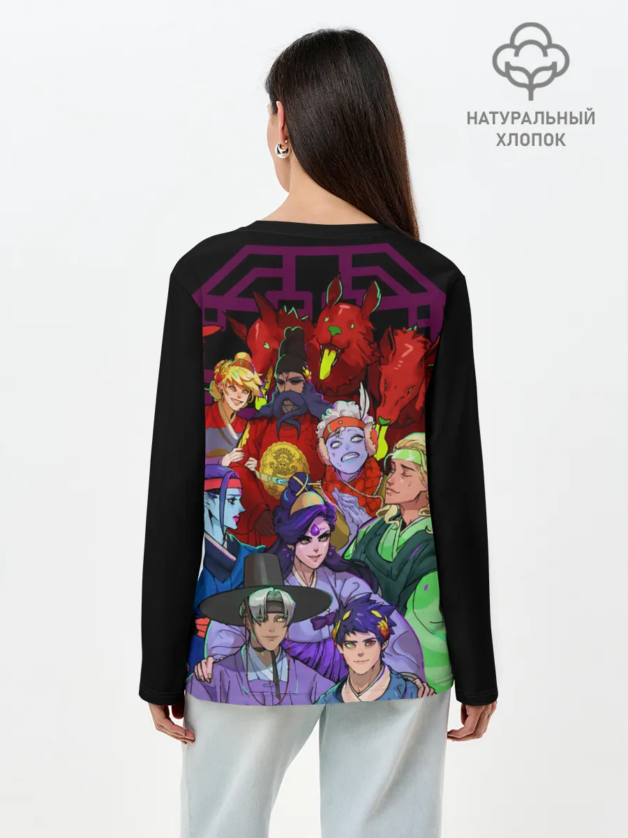 Лонгслив женский. Хлопок / Hades heroes