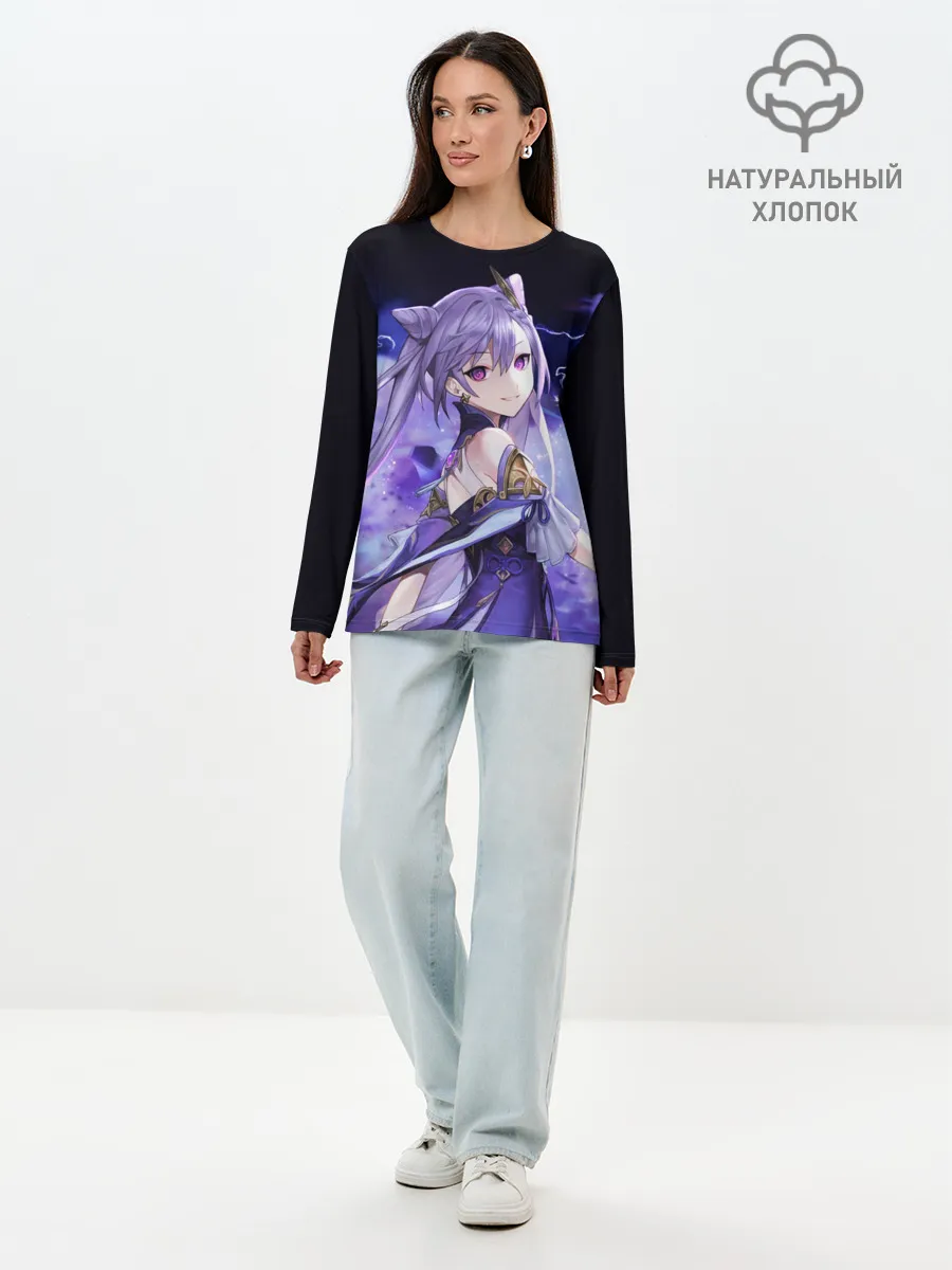 Лонгслив женский. Хлопок / КЭ ЦИН - Genshin Impact