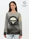 Лонгслив женский. Хлопок / SkulMech