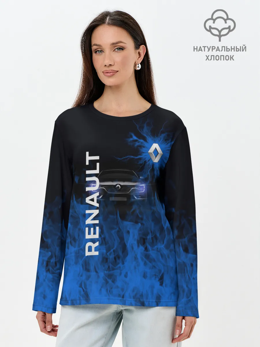 Лонгслив женский. Хлопок / RENAULT
