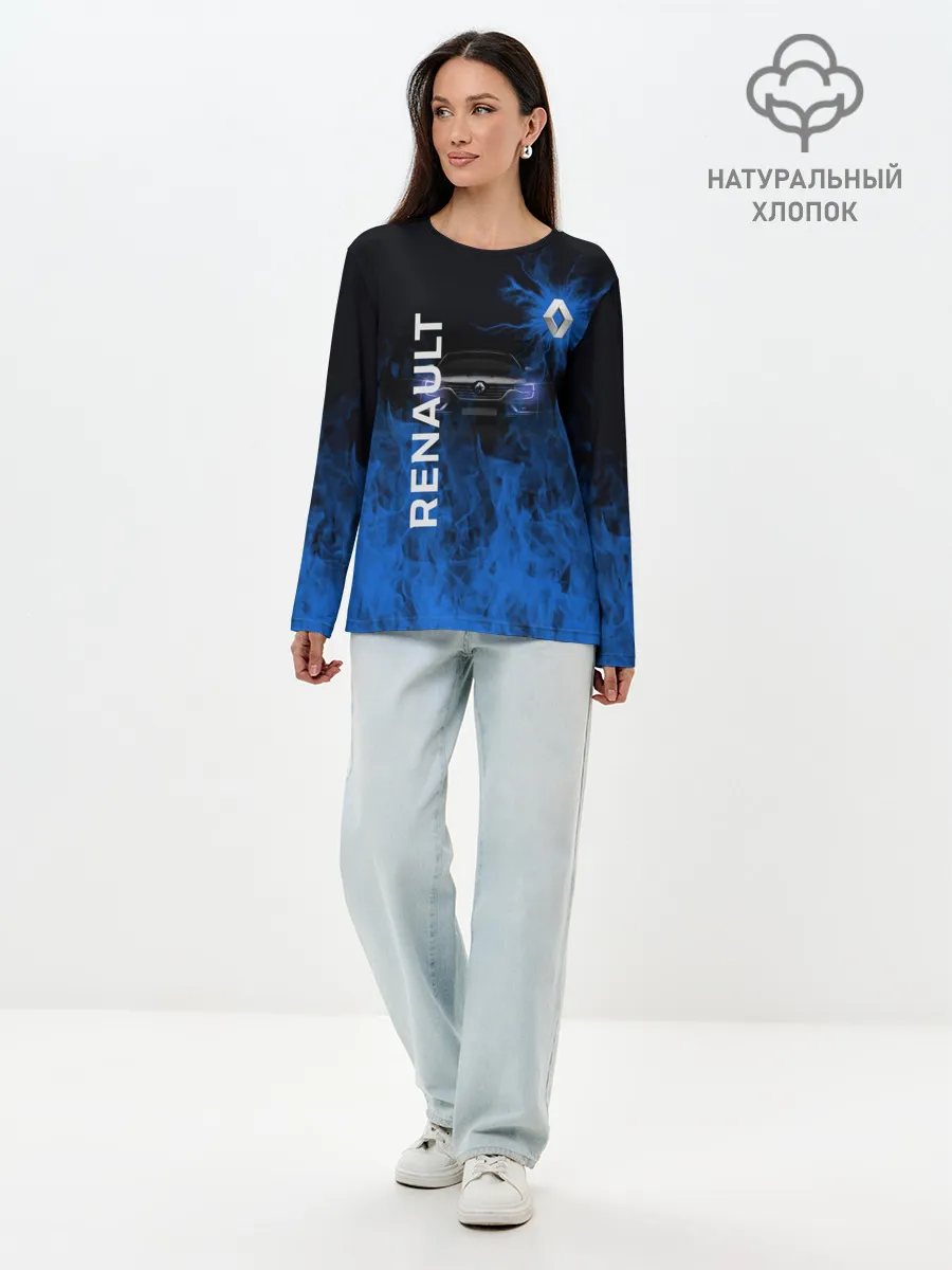 Лонгслив женский. Хлопок / RENAULT