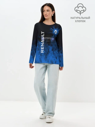 Лонгслив женский. Хлопок / RENAULT