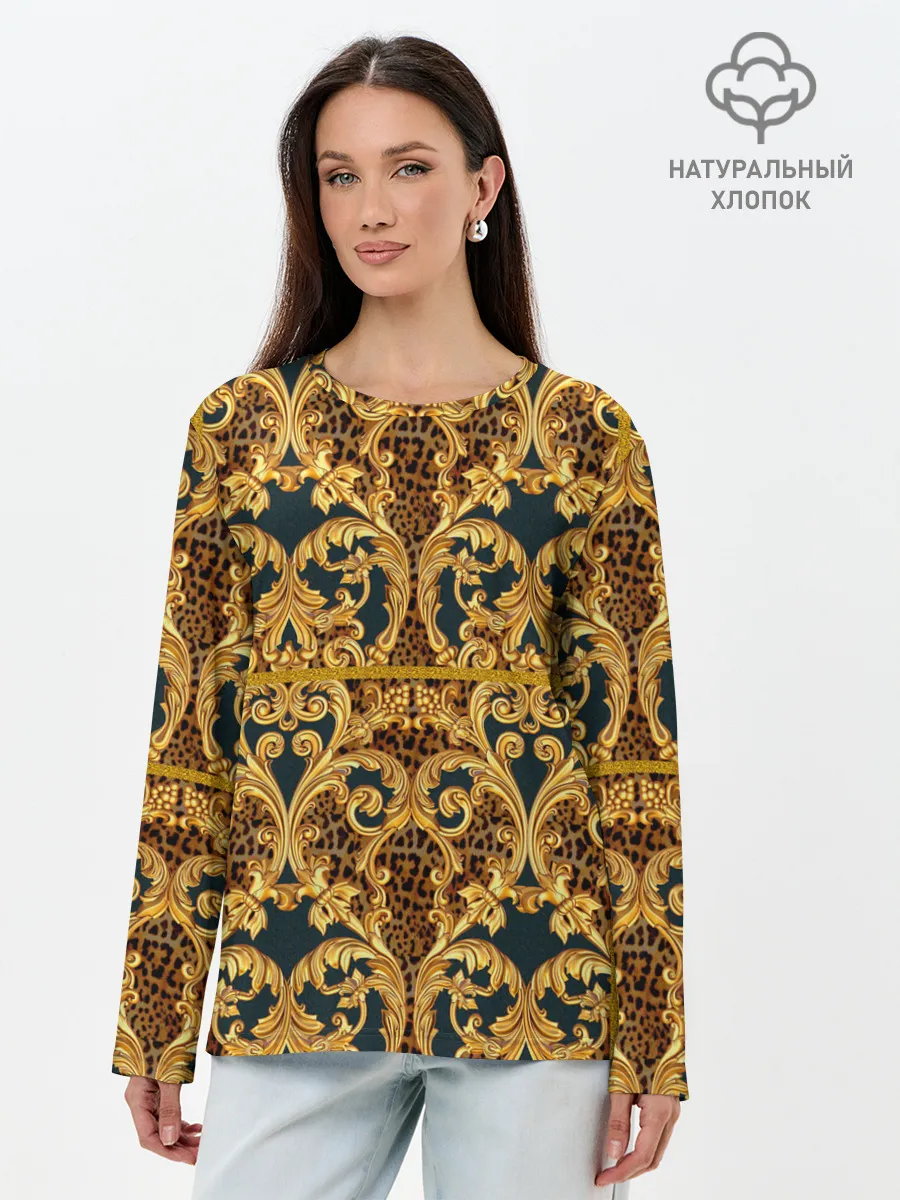 Лонгслив женский. Хлопок / luxury style